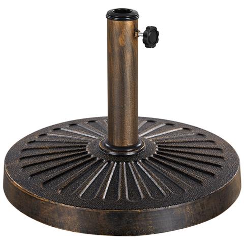 Base Per Ombrellone Yaheetech - Riempibile Con Sabbia O Acqua 22L, HDPE, Per Giardino E Piscina - Foto 5