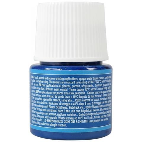 Pittura Tessile Setacolor Opaco - Blu Jean - 45 Ml - Foto 1