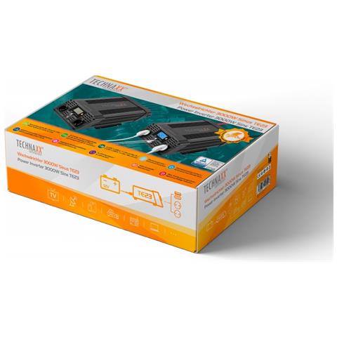 Inverter 3000W Sine TE23 adattatore e invertitore Interno Nero - Foto 2