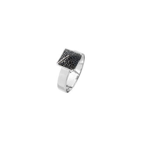 Gioielleria R1851-1-bk-58. Anello, Colore Grigio. Donna. - In ordine - Foto 2