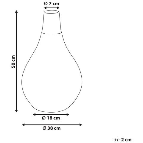Vaso Decorativo Ombilin Realizzato A Mano Ceramica Bianco - Foto 2