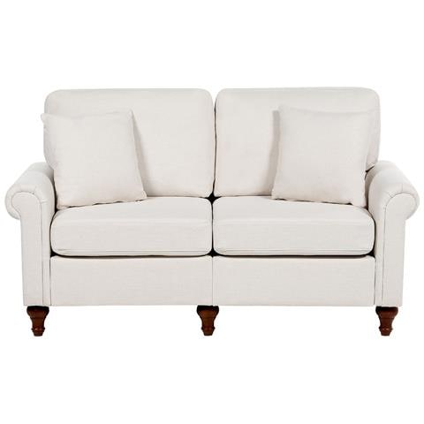 Set Da Salotto 5 Posti Ginnerup Tessuto Beige Chiaro - Foto 2