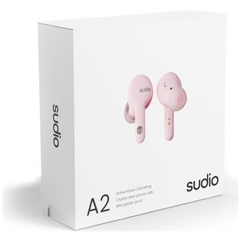 Auricolari Senza Fili A2 Ipx4 Bluetooth 5.2 Con Punte In Silicone, Rosa - Foto 4