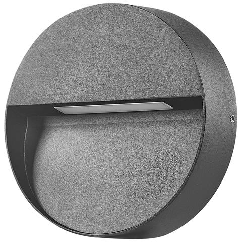 Set Di 2 Luci Da Parete Da Giardino A Led Pompton Nero - Foto 12