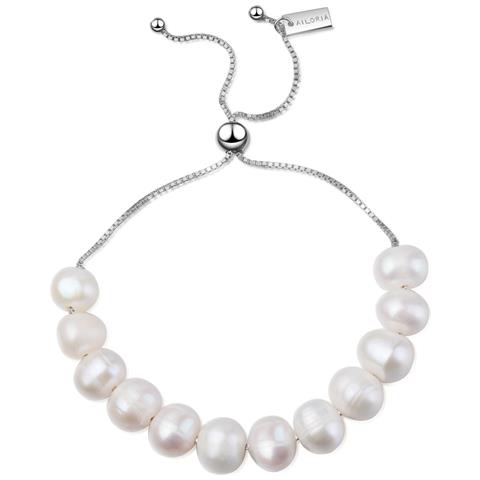 Michiru Bracciale Argento /perla Bianca - Foto 1