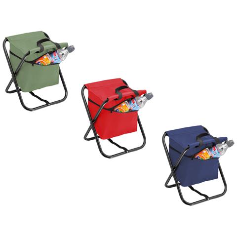 Sgabello Camping Spiaggia Pieghevole Seduta Borsa Termica Mod. Pachino Pachino Verde - Foto 2