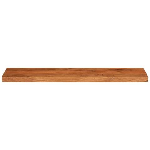 Piano Tavolo 120x20x3,8 Cm Rettangolare Legno Massello Acacia - Foto 3