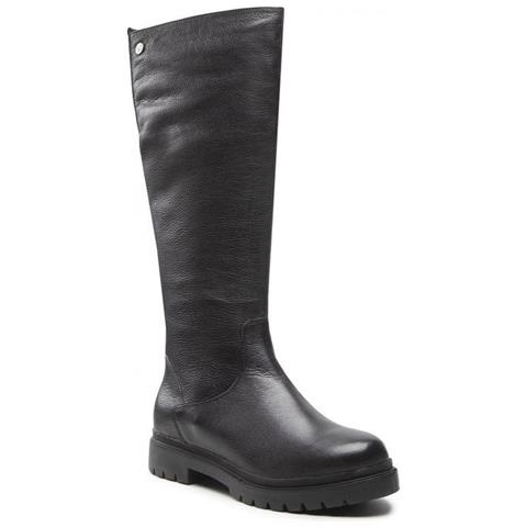 Black Casual Closed Boots Stivali Pelle Scarpe Donna Nero Eu 37, 9-25552-29-022 - Foto 2