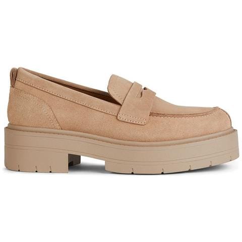 Spherica Ec7 Moccasins Mocassino Pelle Scamosciata /nabuk Scarpe Donna Beige Eu 38, D36vdi 00022 C8191 - Foto 1