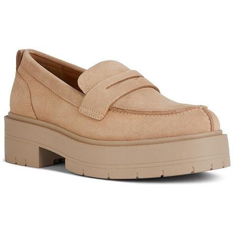 Spherica Ec7 Moccasins Mocassino Pelle Scamosciata /nabuk Scarpe Donna Beige Eu 38, D36vdi 00022 C8191 - Foto 2