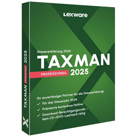 TAXMAN professional 2025 Dichiarazione dei redditi 1 licenza /e - Foto 1