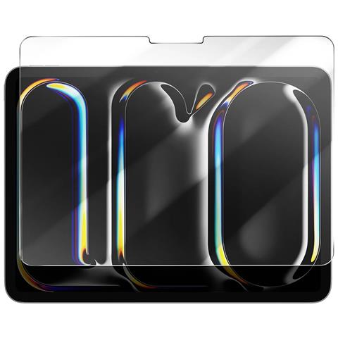 Pellicola Protettiva Per Ipad Pro 11” M4 2024 In Vetro Temperato 9h, Trasparente - Foto 5