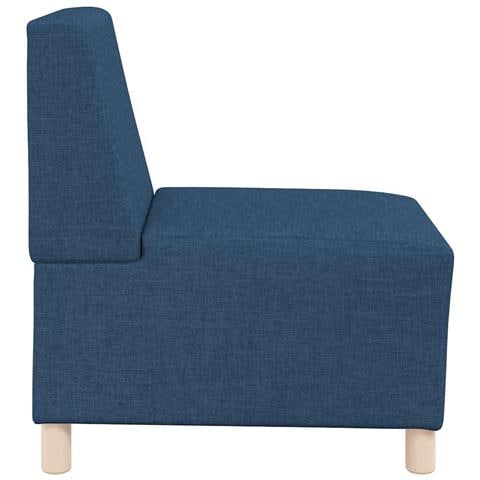 Divano Sedia Blu 55 cm in Tessuto - Foto 2