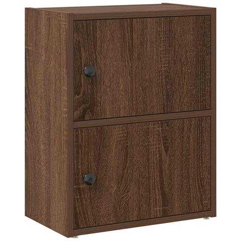 Libreria Rovere Marrone 40x24x52 Cm In Legno Multistrato - Foto 2