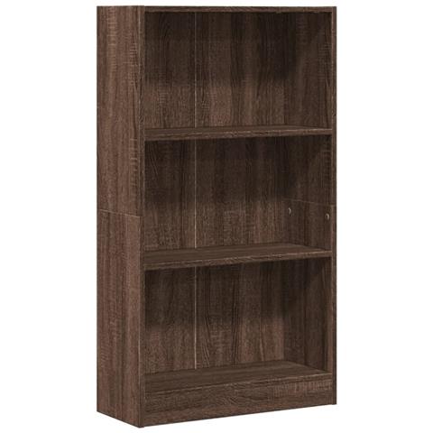 Libreria Rovere Marrone 60x24x109 Cm In Legno Multistrato - Foto 2