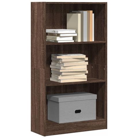 Libreria Rovere Marrone 60x24x109 Cm In Legno Multistrato - Foto 1