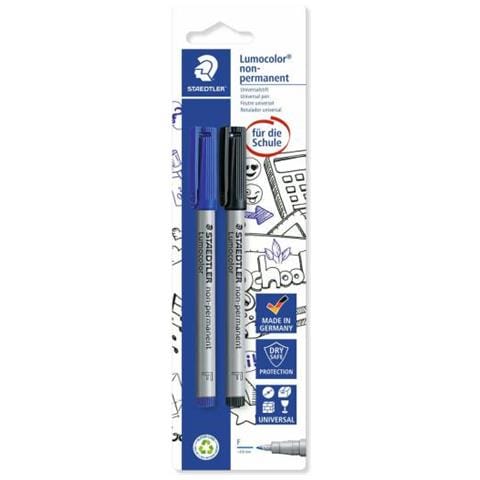 Lumocolor 316 Evidenziatore 2 Pz Nero, Blu - Foto 1