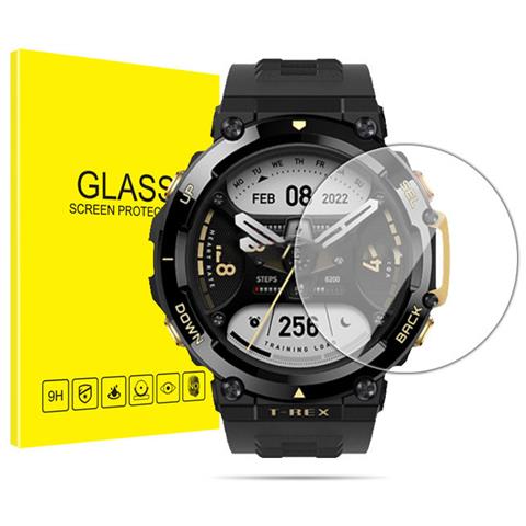 Pellicola Protettiva In Vetro Temperato Per Smartwatch, Confezione Da 2 Orologio Amazfit T-rex 2 - Foto 1