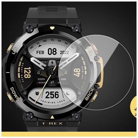 Pellicola Protettiva In Vetro Temperato Per Smartwatch, Confezione Da 2 Orologio Amazfit T-rex 2 - Foto 4