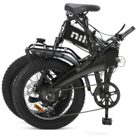 Bicicletta Elettrica NXEBX10ULTRA 20" Telaio in Alluminio Batteria Litio 13 Ah 48 V Nero - Foto 2