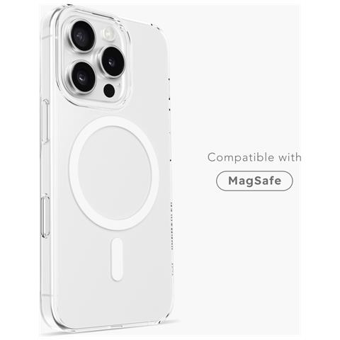 Transparent Case Pro custodia per cellulare 16 cm (6.3") Cover Trasparente, Bianco - Foto 6