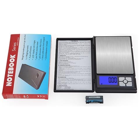 Bilancia Portatile Per Gioielli A Forma Di Laptop 600g / 0.01g Alimentata A Batteria - Foto 2