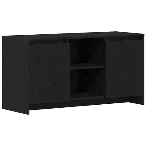 mobile TV  Nero Rovere 102x37,5x52,5 cm in legno ingegnerizzato - Foto 1