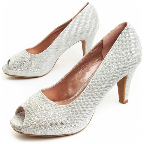 Scarpa Con Tacco Montevita Unne56 Argento . - Foto 1