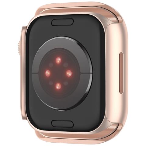 Custodia Protettiva In Vetro Temperato Pc Oro Rosa Compatibile Con Apple Watch Ultra 49mm - Foto 2
