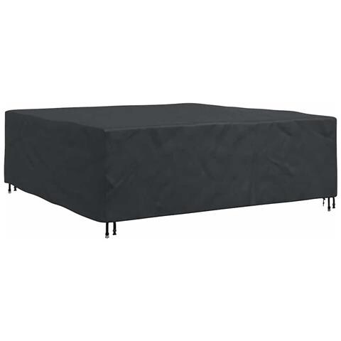 Copertura per mobili da esterno Nero 235 x 235 x 70 cm 600D - Foto 1