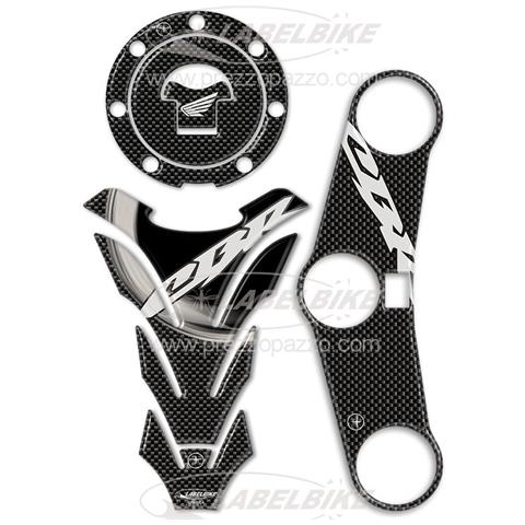 Adesivi Stickers Resina Carbonio Compatibile Per Moto Honda Cbr 600rr 2005-2006 - Foto 1