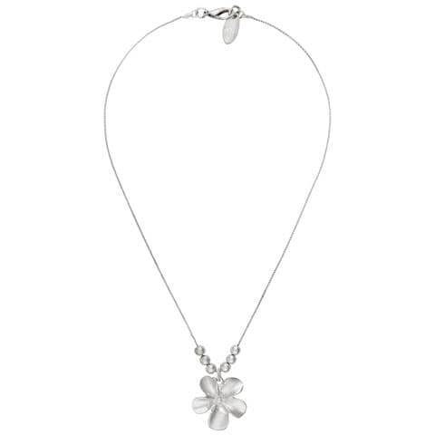 Collana Girocollo In Argento Con Fiore Fatato, 40 Cm - Foto 1