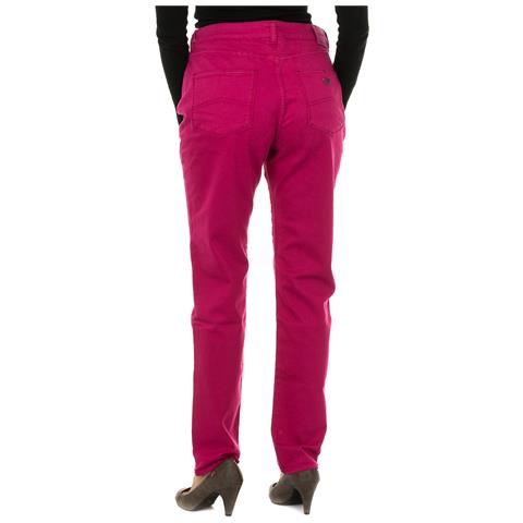 Pantaloni Lunghi In Denim Stretch Da Donna 6y5j18-5d3iz - Foto 2