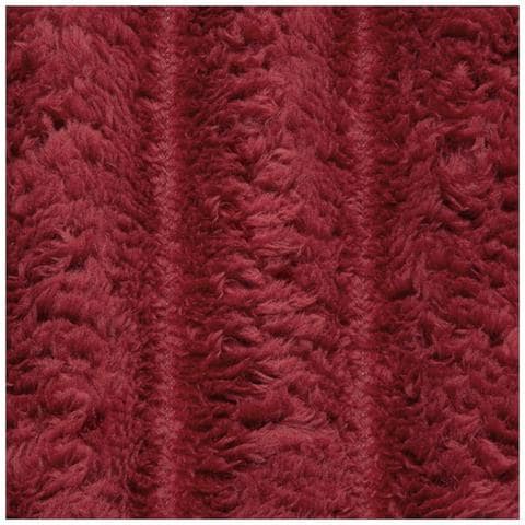 Coperte da Pile 6 pcs Rosso Bordeaux 270 x 240 cm Panno - Foto 9