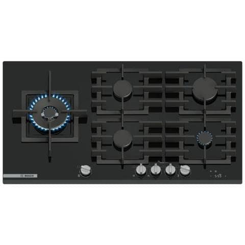 Serie 8 PRS9A6H40 piano cottura Nero Da incasso 90 cm Gas 5 Fornello (i) - Foto 1