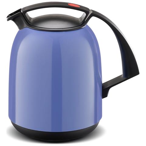 Borraccia termica 1L - 810 FAY - Bicchiere in vetro, Senza BPA - Per tè e caffè - Blu - Foto 1