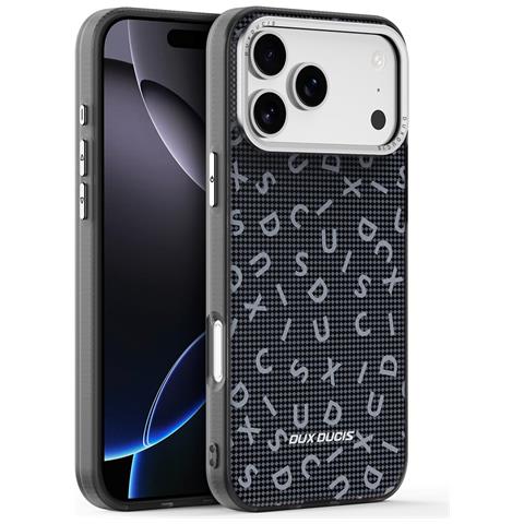 Cover per iPhone 17 Pro Max - TPU+PC+Pelle /PU, Nero, MagSafe - Foto 1