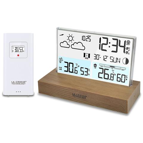 WS6207-MAC stazione meteorologica digitale Bianco, Legno LCD Batteria - Foto 1