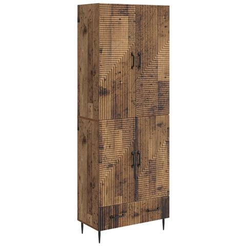 Set di armadi 2 pcs 66 x 34,5 x 95 cm Legno ingegnerizzato - Foto 1