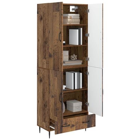 Set di armadi 2 pcs 66 x 34,5 x 95 cm Legno ingegnerizzato - Foto 2