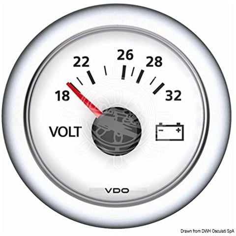 Voltmetro 18/32 V bianco - Foto 1