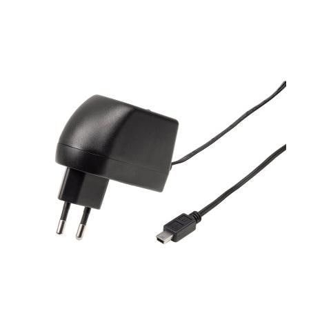 Caricatore da rete Mini USB per navigatore, 1,4 m, 2.0 A, nero - Foto 1