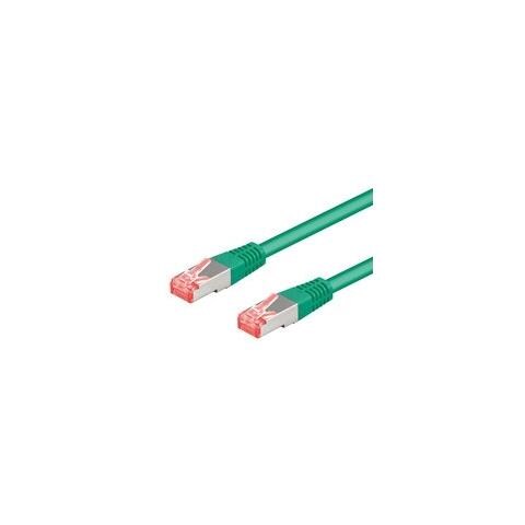 Cavo Rete S-Ftp Cat. 6A Doppia Schermatura LSOH Colore Verde Mt. 1 - Foto 1