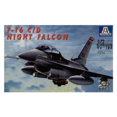Kit 1:72 Aereo F16 DNight Falcon 0188S - Foto 1