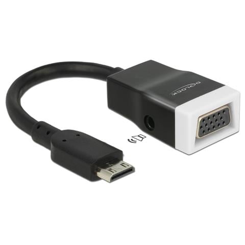 65588 HDMI-mini C VGA, 3.5mm Nero cavo di interfaccia e adattatore - Foto 1