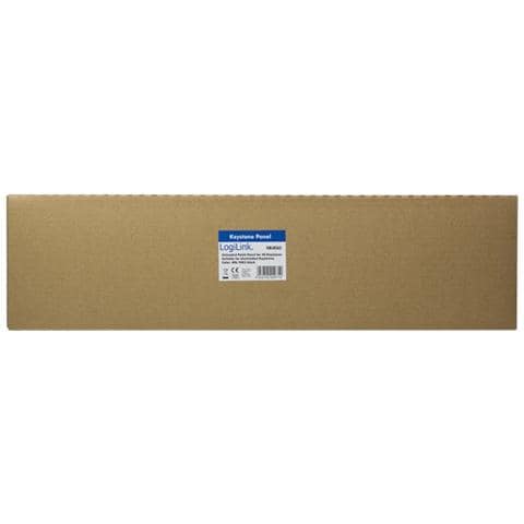 I-KS PP-48-BKS - Pannello Patch 48 Posti 1HE Keystone Slim Senza Frutti Nero - Foto 2