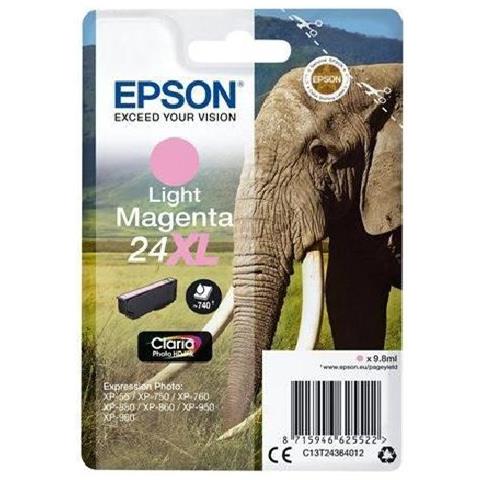 24xl Series Elephant Magenta Light Ink Cartridge - Foto 4