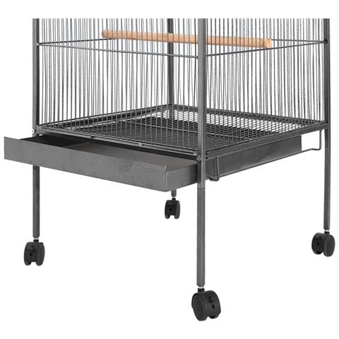 Gabbia Per Uccelli In Acciaio 54x54x146 Cm - Foto 6