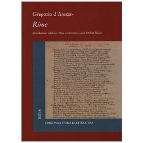 Gregorio D'arezzo - Rime - Foto 1