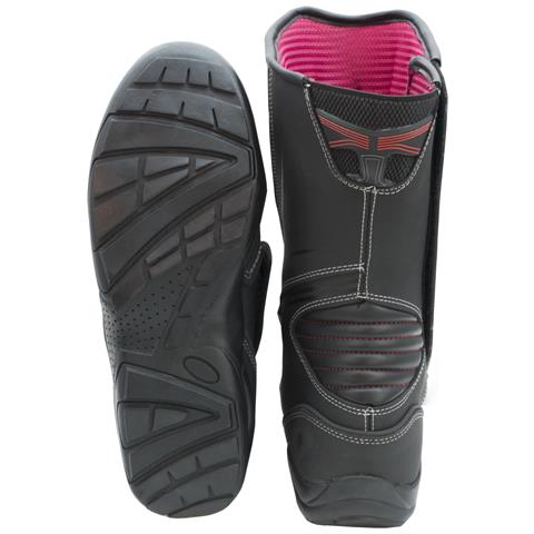 Stivale Moto Impermeabile Gran Turismo Sportivo Pelle Nero 42 - Foto 2